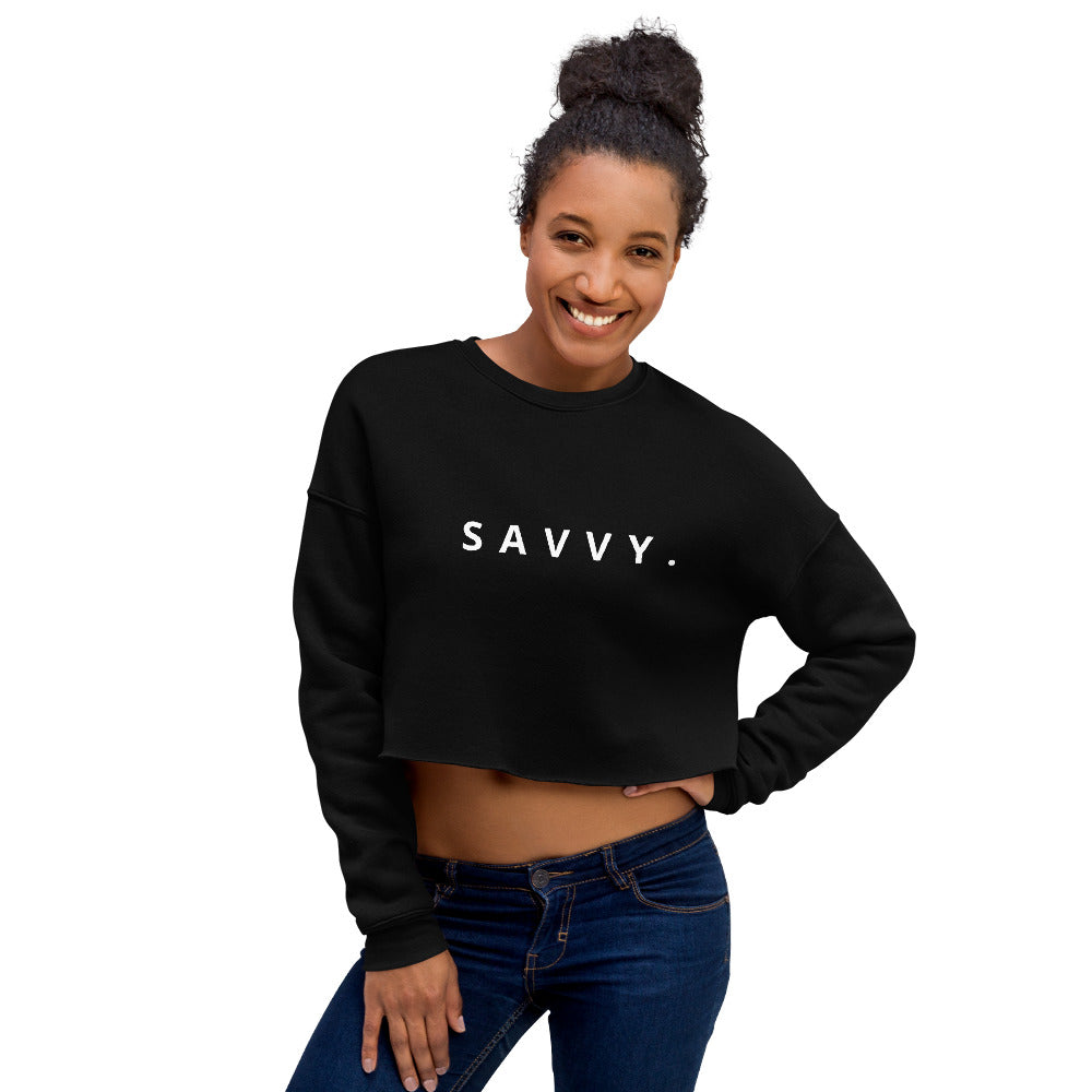 Savvy Crop Top Sweater