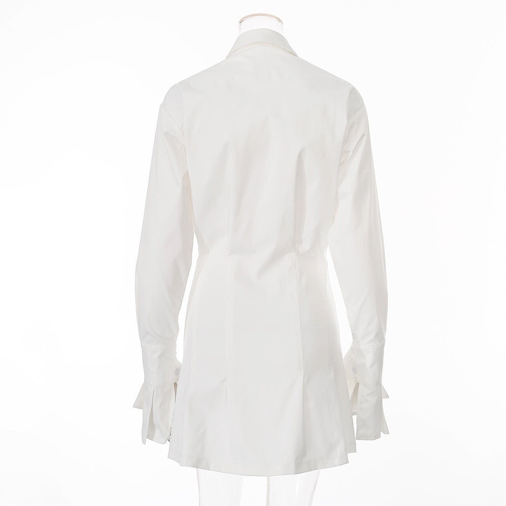 Embellished Shirt Dress