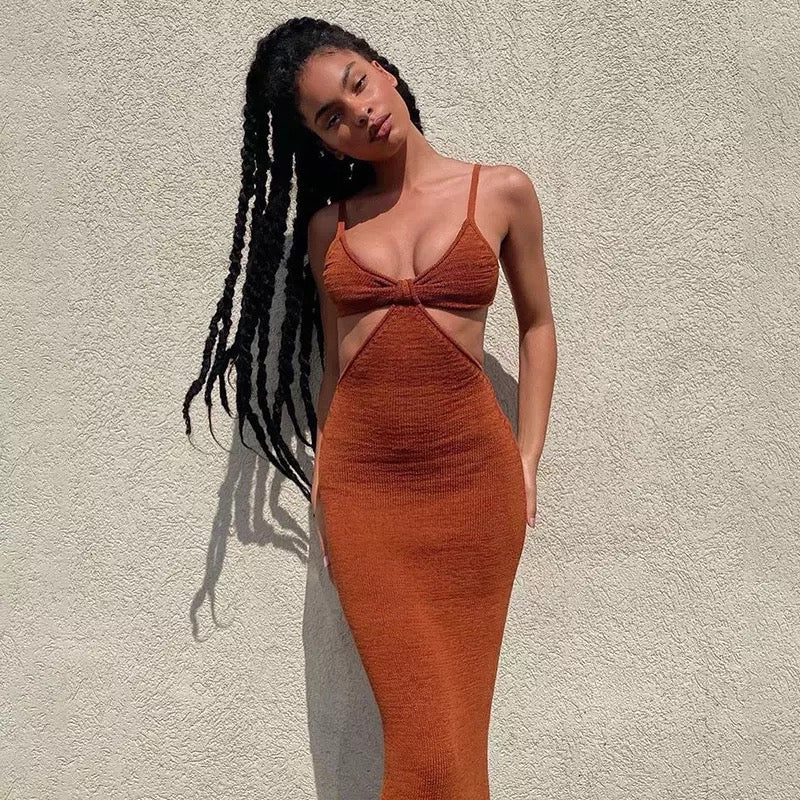 Knitted Maxi Bodycon Dress