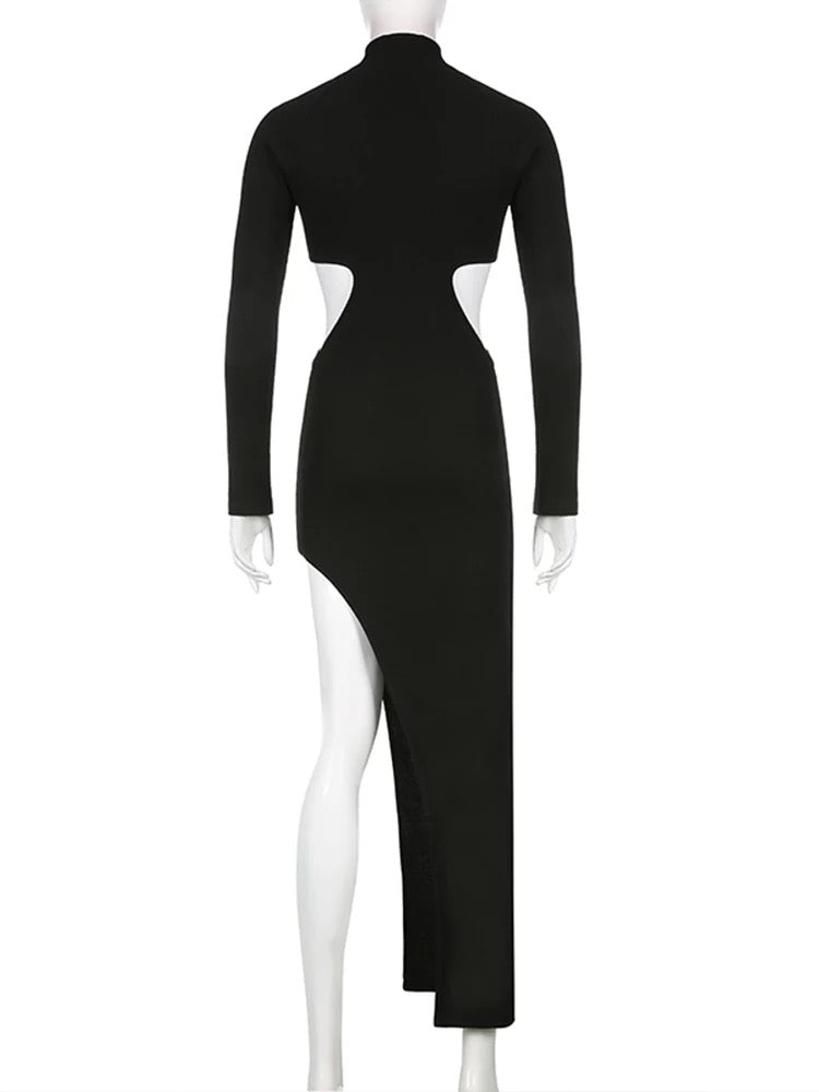 Knitted Hollow Out Dress