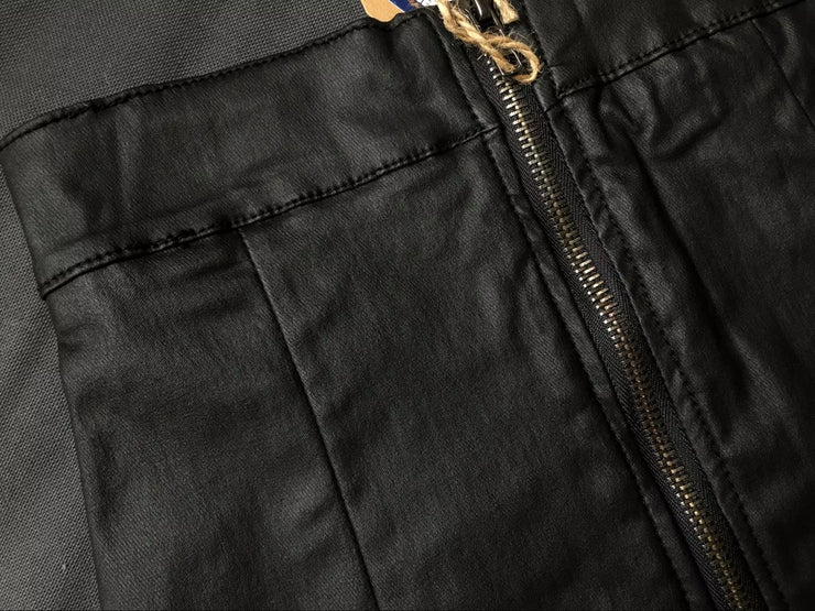 Faux Leather Stretch Skirt