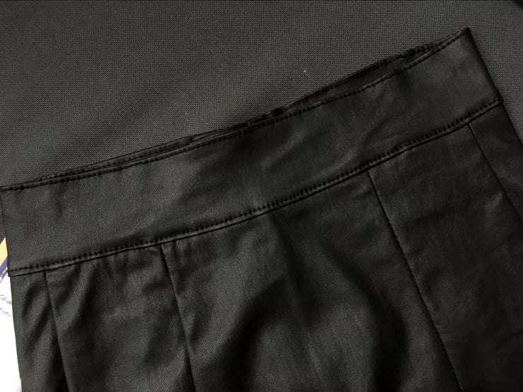 Faux Leather Stretch Skirt