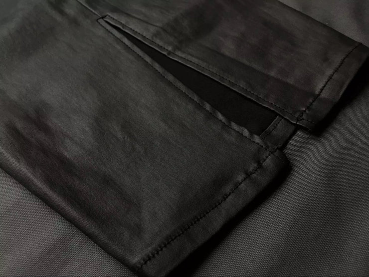Faux Leather Stretch Skirt